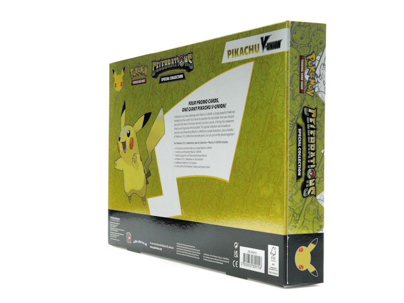 Pokémon TCG 25th Anniversary Celebrations Pikachu V Union Special Collection Box