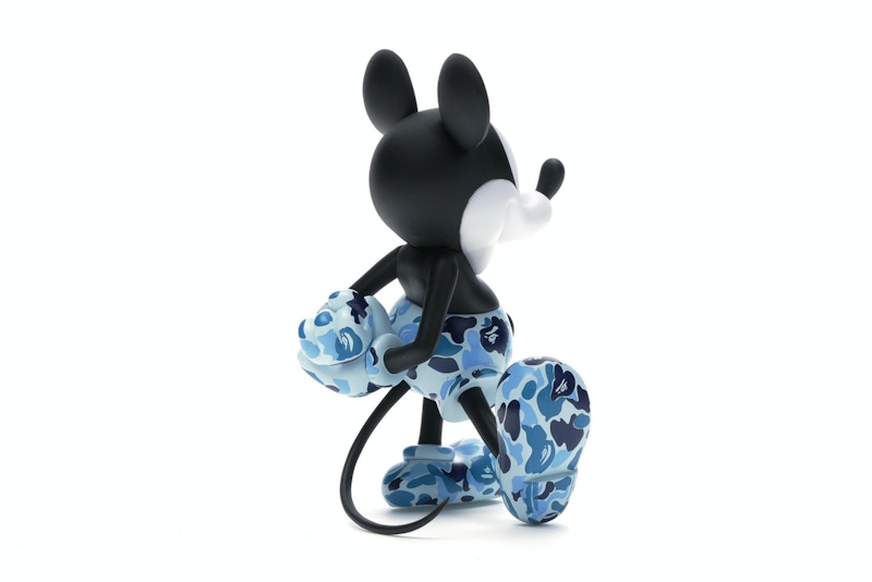BAPE x Mickey Mouse 90th Anniversary Figure Blue Camo