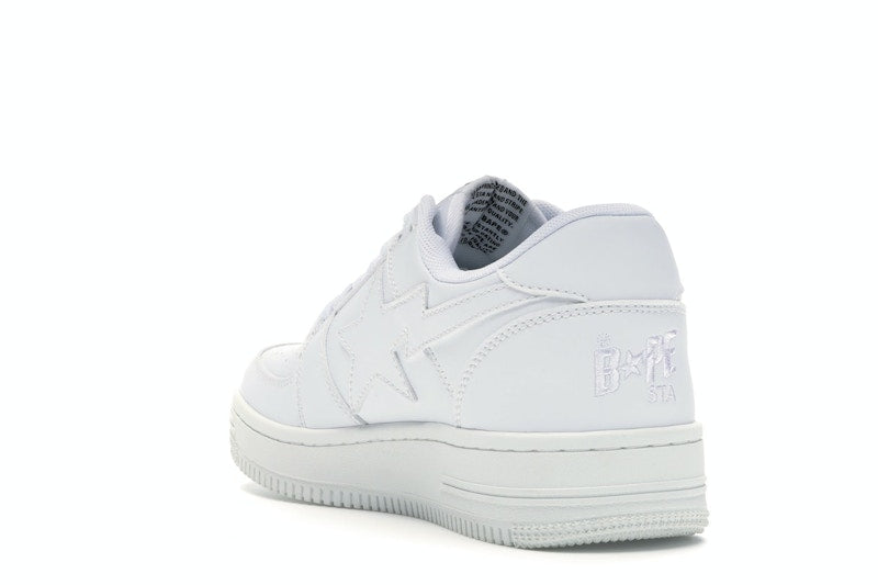 BAPE STA Low White