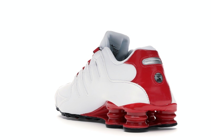 Nike Shox NZ White University Red