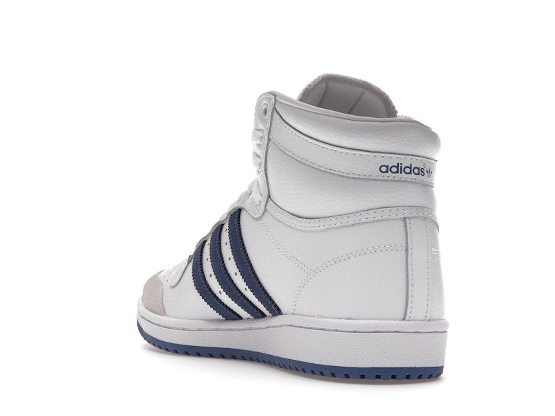 adidas Top Ten White Crew Blue