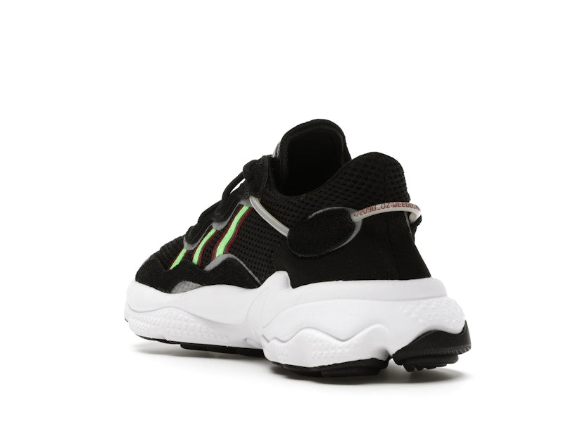 adidas Ozweego Core Black Solar Green (GS)