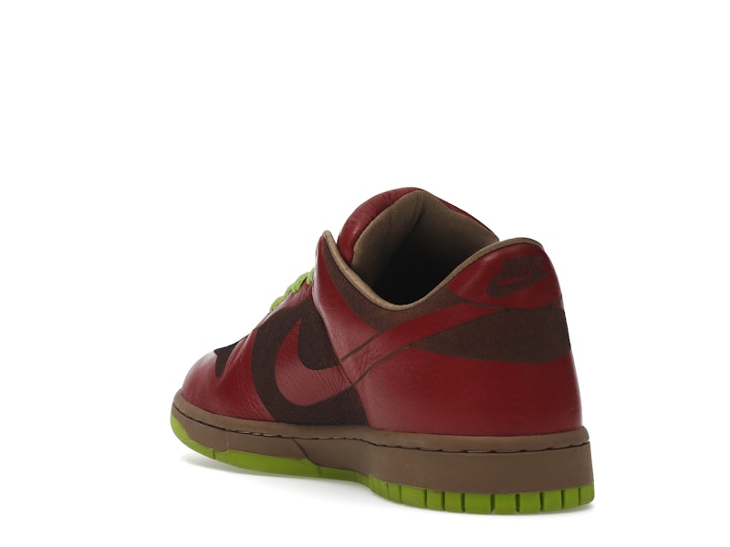 Nike Dunk Low 1-Piece Laser Varsity Red Chartreuse