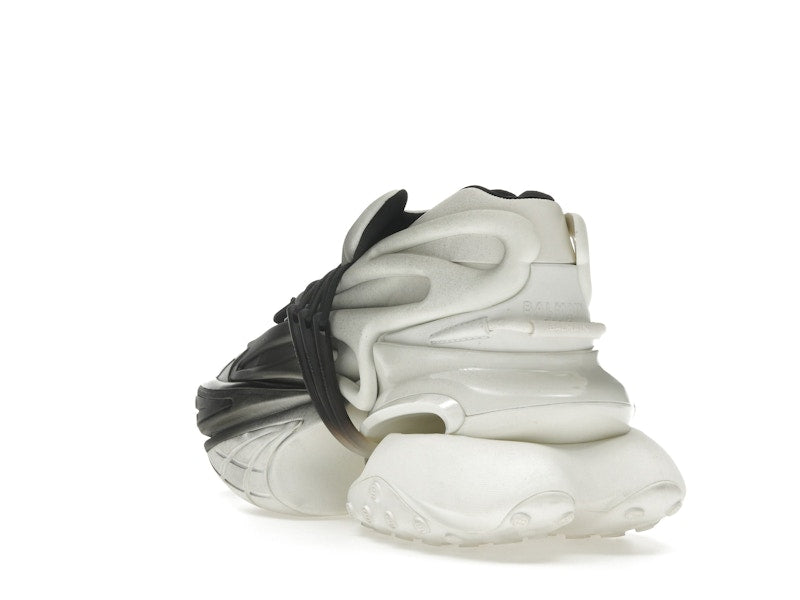 Balmain Unicorn Low-Top White Black Gradiant