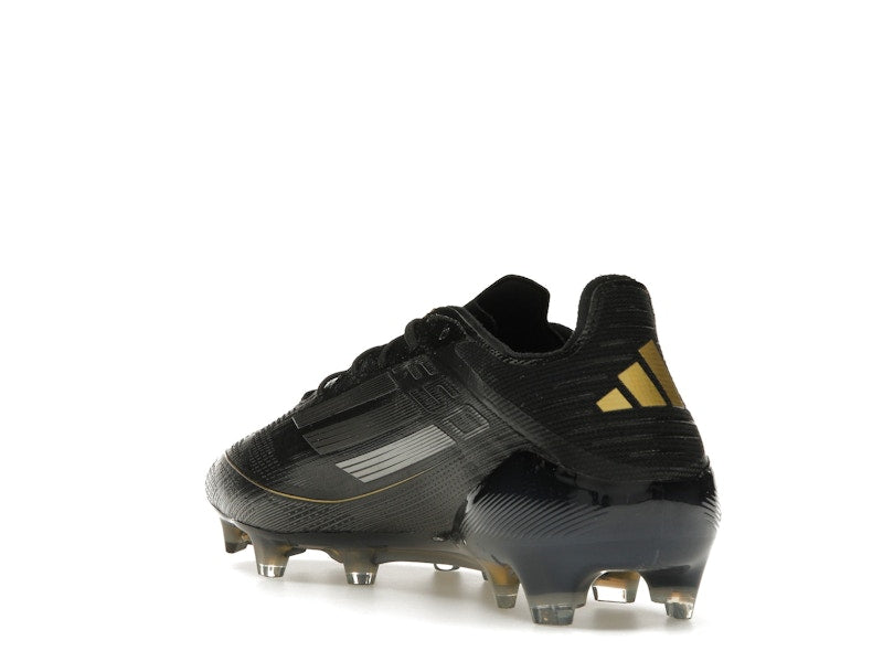 adidas F50 Elite FG Core Black Iron Metallic Gold Metallic