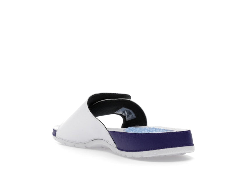Jordan Hydro 5 Retro Slide White New Emerald Grape Ice Black