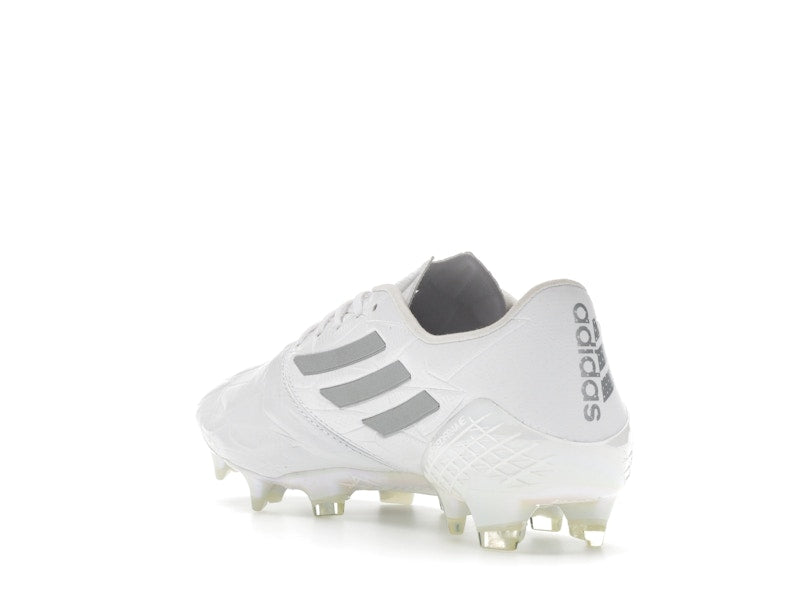 adidas Adizero F50 4 Leather FG White Silver Metallic