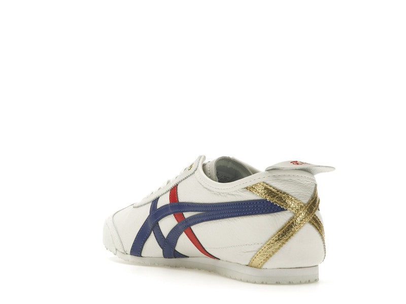 Onitsuka Tiger Mexico 66 White Blue Red Metallic Gold