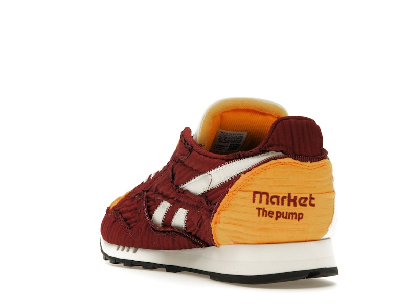 Reebok Classic Leather Pump Market Classic Burgundy