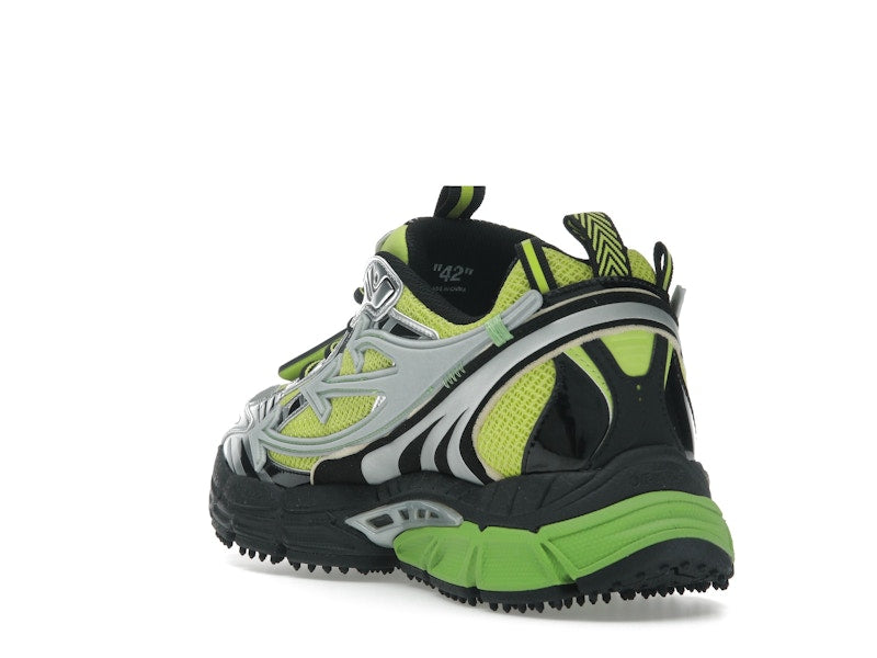 OFF-WHITE Be Right Back Silver Green Fluo