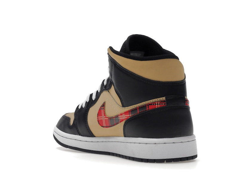 Air Jordan 1 Mid Tartan Swoosh