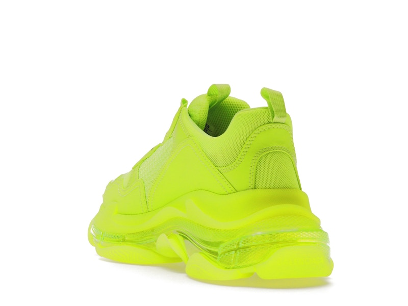 Balenciaga Triple S Clear Sole Fluo Yellow