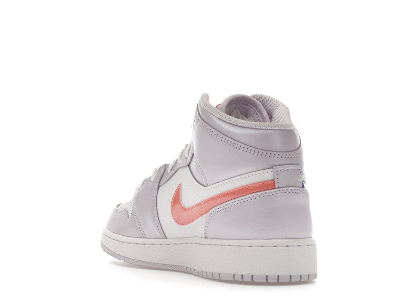 Jordan 1 Mid SE Barely Grape Iridescent Swoosh (GS)