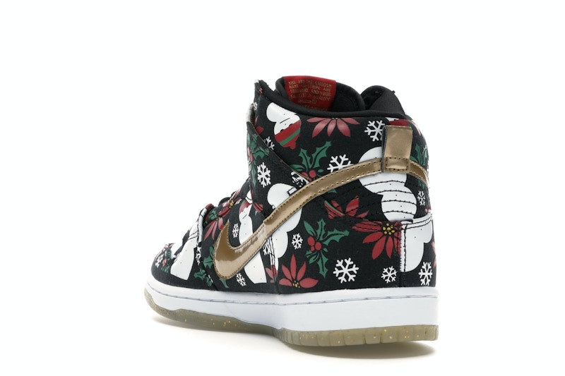Nike SB Dunk High Concepts Ugly Christmas Sweater Black