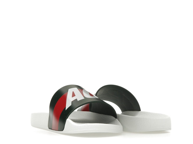 Palace x Gucci Logo Web Slide Sandal White