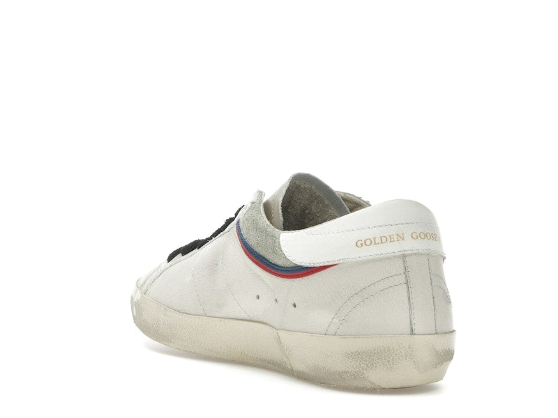 Golden Goose Super Star White Grey Red Blue