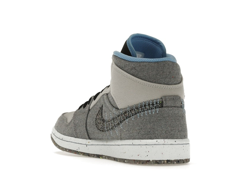 Jordan 1 Mid Crater Grey University Blue