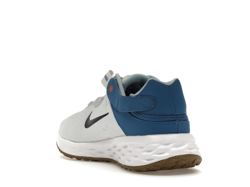 Nike Revolution 6 FlyEase Next Nature Pure Platinum Dark Marina Blue