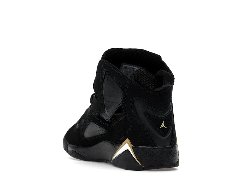 Jordan True Flight Black Metallic Gold White (GS)