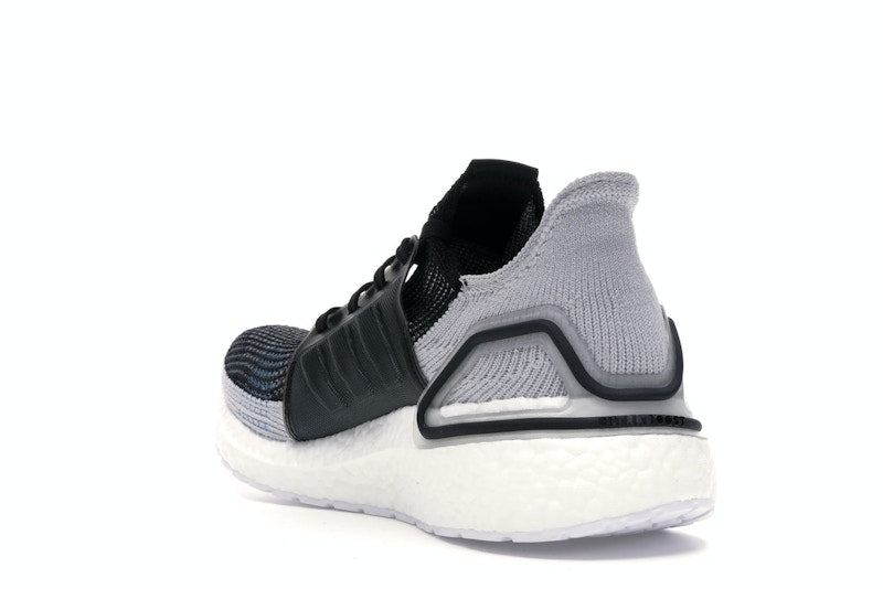 adidas Ultra Boost 19 Core Black Grey Six Shock Cyan