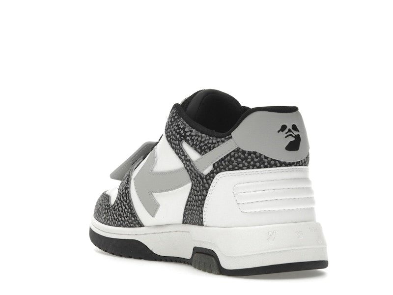 OFF-WHITE Out Of Office OOO Low Tops Black Grey with Dots