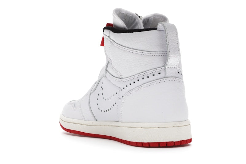 Jordan 1 Retro High Zip White University Red