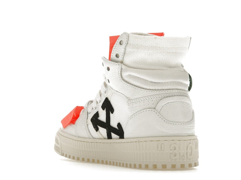 OFF-WHITE Off Court 3.0 Leather Canvas White White Orange (Women's)