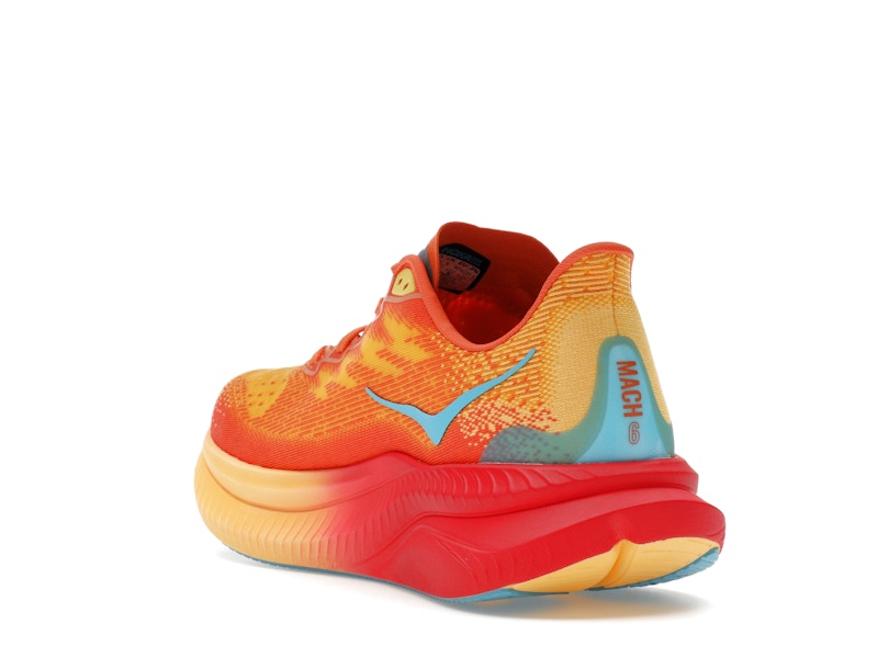 Hoka One One Mach 6 Poppy Squash
