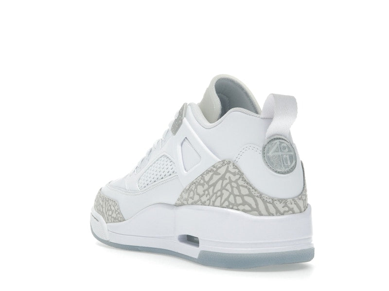 Jordan Spizike Low White Metallic Silver Barely Blue Neutral Grey