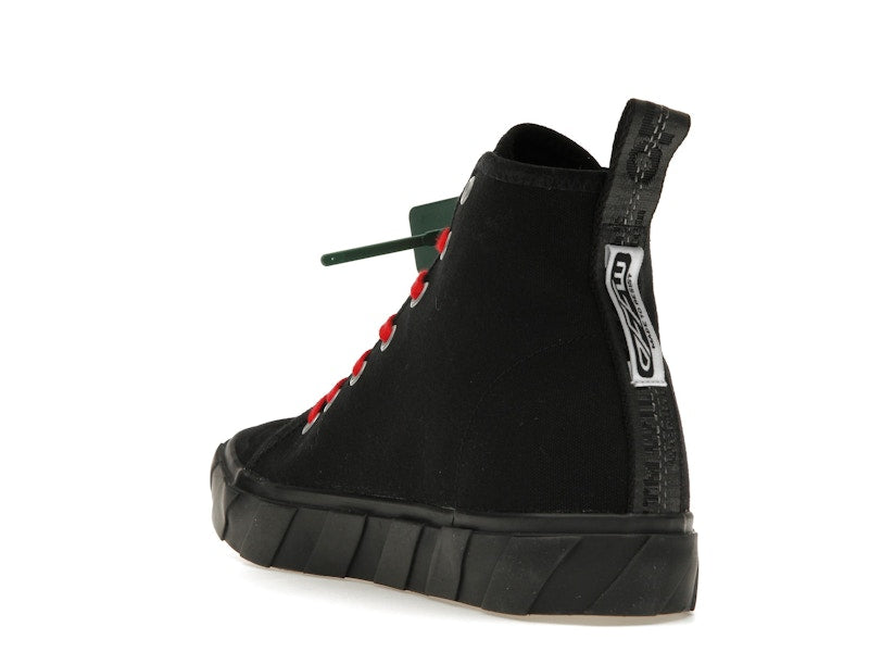 OFF-WHITE Vulcanized Hi Canvas Black Red