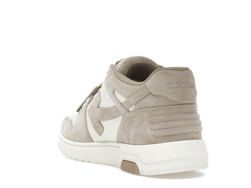 OFF-WHITE Out Of Office OOO Low Tops Beige Natural Suede