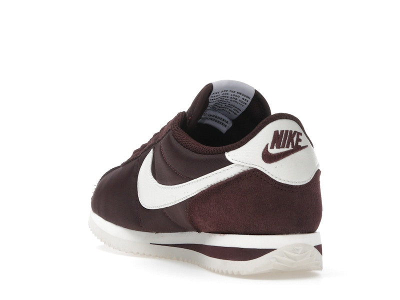 Nike Cortez Textile Burgundy Crush Sail (Women's)