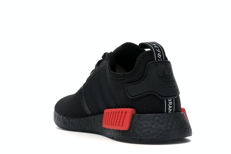 adidas NMD R1 Core Black Lush Red
