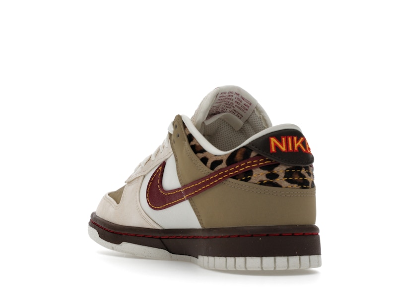 Nike Dunk Low Retro Khaki Team Red Pearl White (Women's)