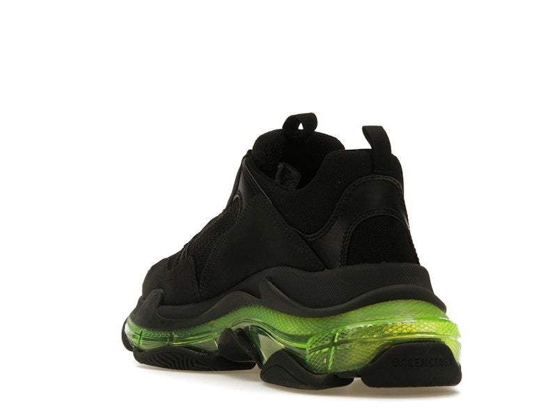Balenciaga Triple S Black Yellow Fluo