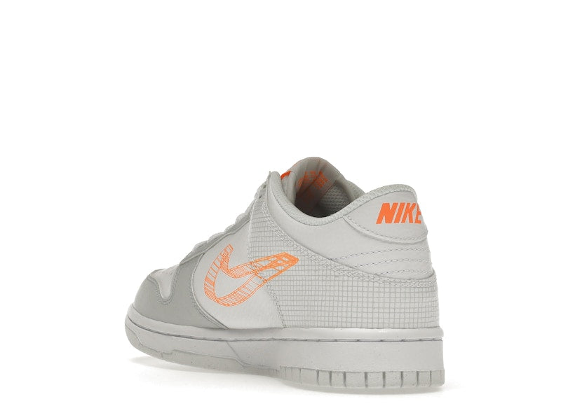 Nike Dunk Low SE 3D Swoosh Pure Platinum Total Orange (GS)