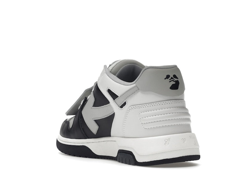 OFF-WHITE Out Of Office OOO Low Tops Light Grey Black