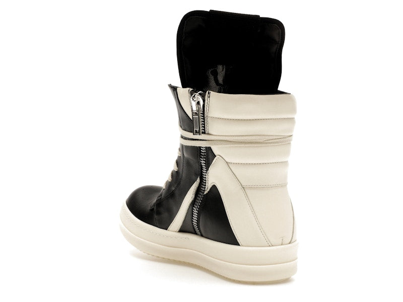 Rick Owens Luxor Geobasket Black Milk