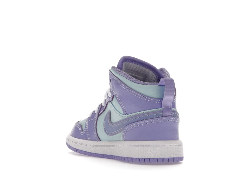 Jordan 1 Mid Purple Aqua (PS)