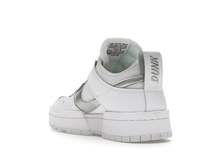 Nike Dunk Low Disrupt White Silver (Women's)