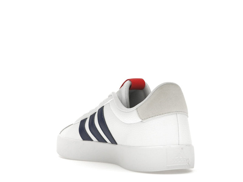 adidas Vl Court 3.0 Cloud White Dark Blue Better Scarlet