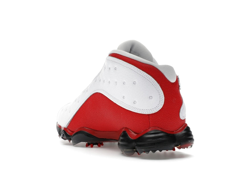 Jordan 13 Retro Golf Cleat White Red