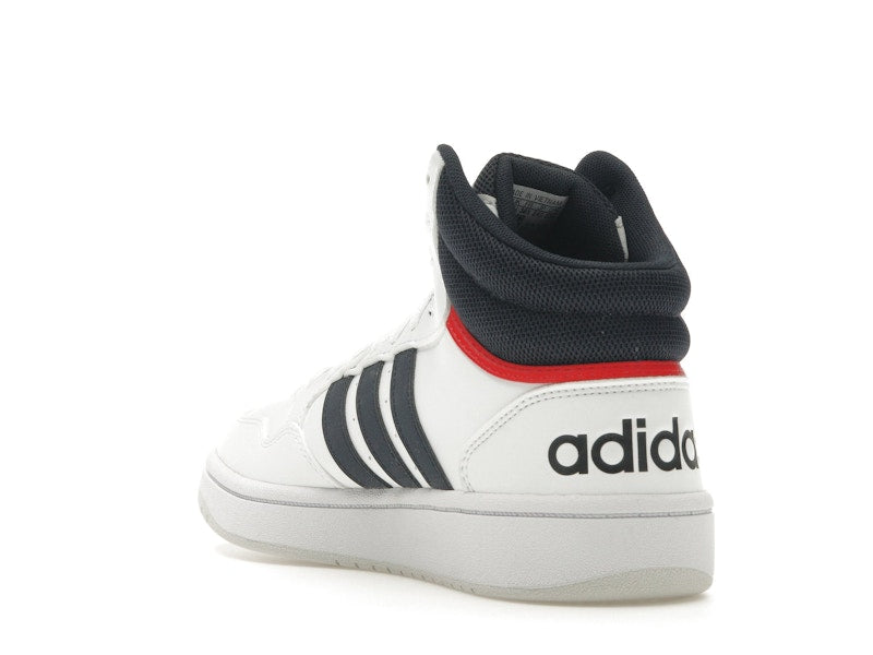 adidas Hoops 3.0 White Navy Red