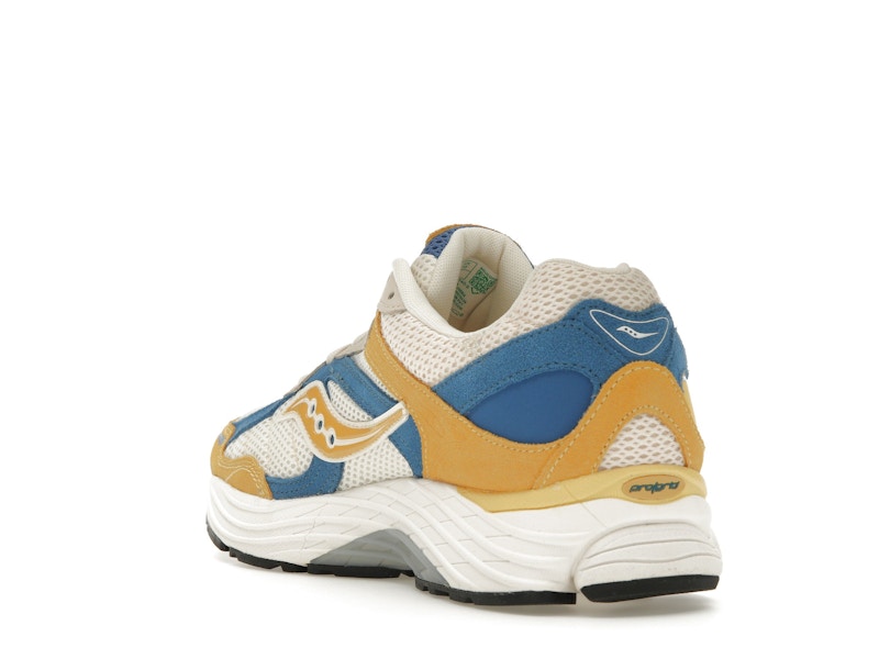 Saucony ProGrid Omni 9 Premium Cream Yellow Royal Blue