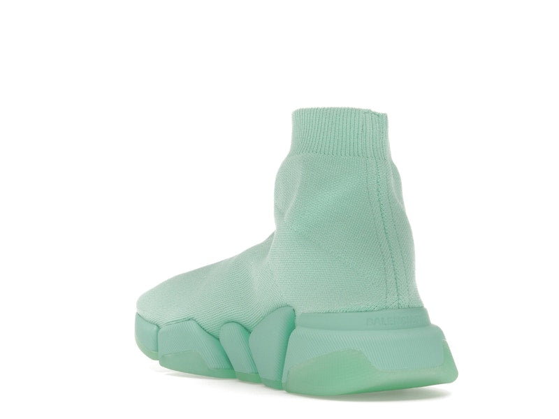Balenciaga Speed 2.0 Recycled Transparent Sole Green (Women's)