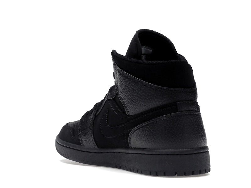 Jordan 1 Mid Black Dark Smoke Grey