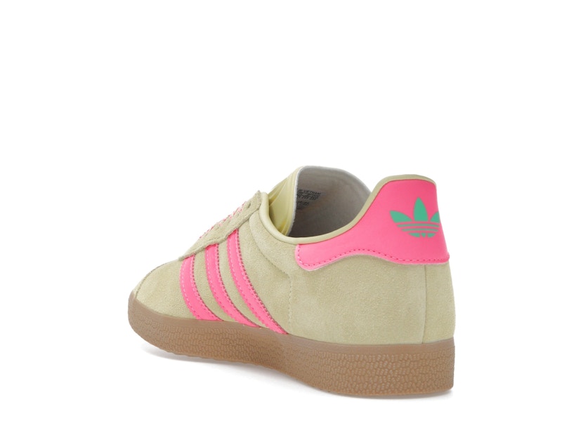 adidas Gazelle Powder Yellow Lucid Pink (Women's)