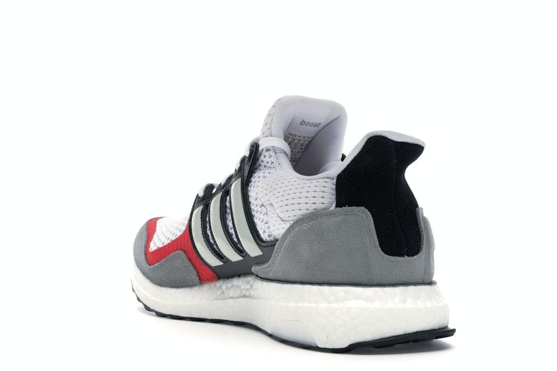 adidas Ultra Boost S&L White Grey Scarlet