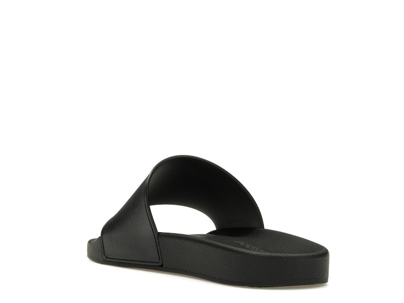 Burberry Check EKD Motif Slide Black