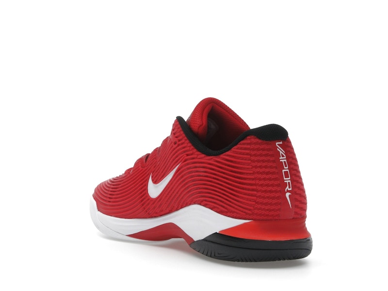Nike Court Air Zoom Vapor 12 HC University Red Black Gym Red White